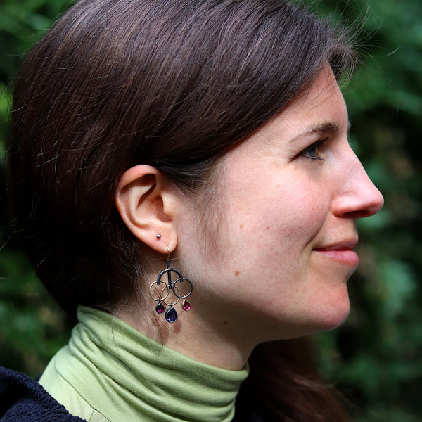 DUALITY Jali Chandelier Earrings by Lucy Martin