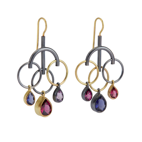 DUALITY Jali Chandelier Earrings by Lucy Martin