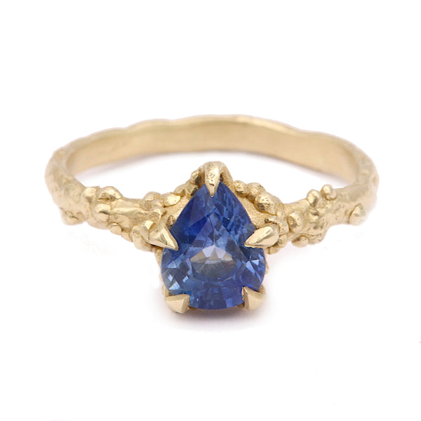 Sunken Treasure Blue Sapphire Ring