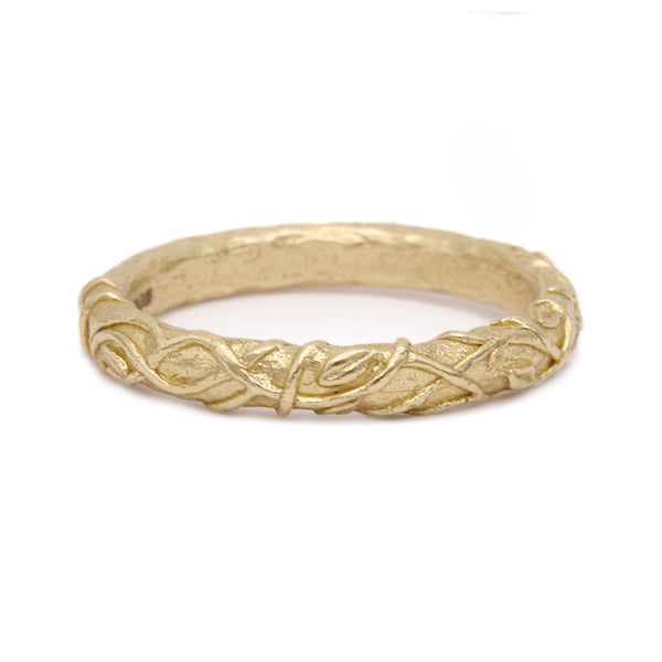 Twisted Vines Wedding Band