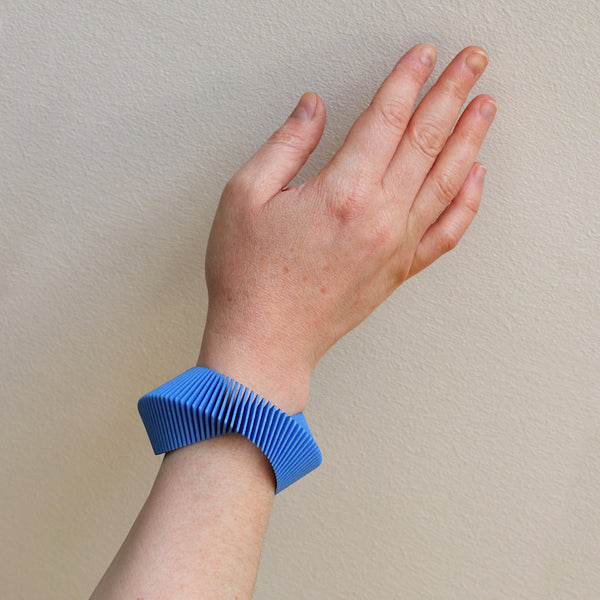 Cyan Tri Flexible Bangle