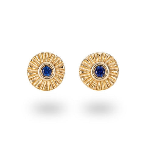Tiny Sapphire Studs