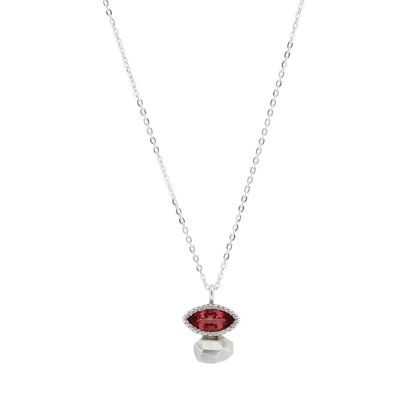 Garnet Gea Marquise Necklace