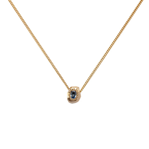 Gea Blue Sapphire Necklace