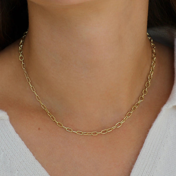 Graduated Golden Thread Chain