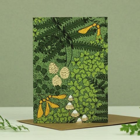 Forest Floor Greetings Card