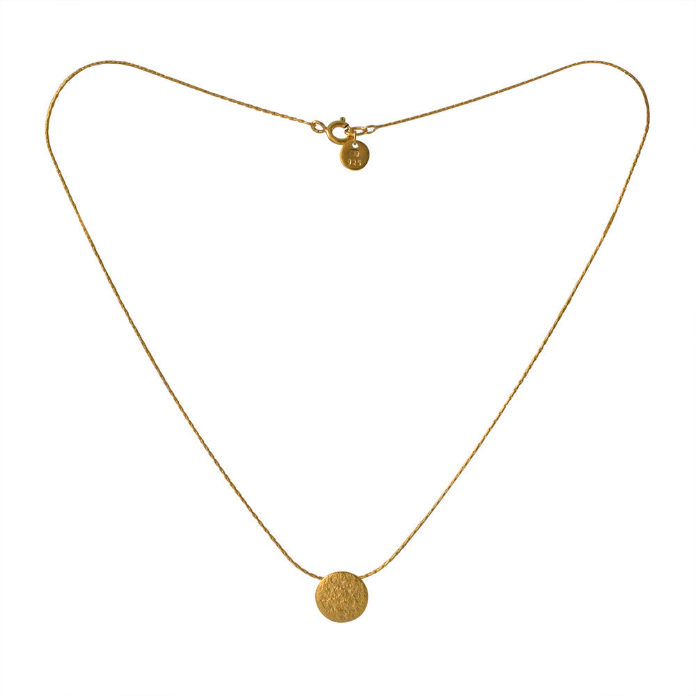 Paillette Tiny Disc Pendant