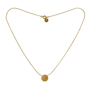 Paillette Tiny Disc Pendant
