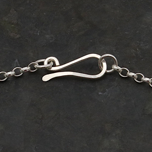 Blue And Green Loopy Ribbon Statement Necklace