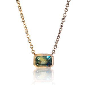 Parti-Parti Sapphire Necklace