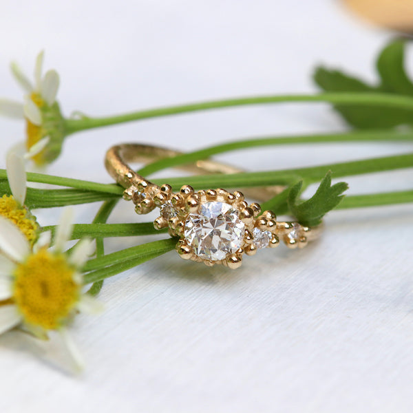 Encrusted Antique Diamond Ring
