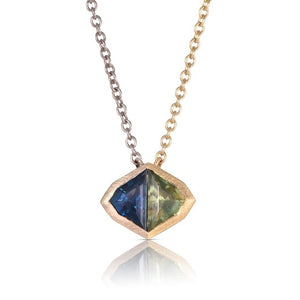 Double Sapphire Necklace