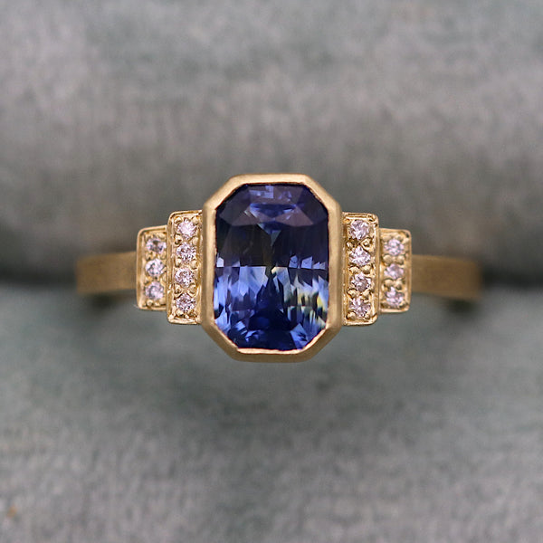 Radiance Sapphire Treasury Ring