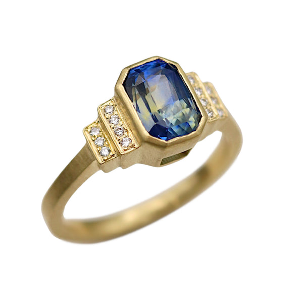 Radiance Sapphire Treasury Ring