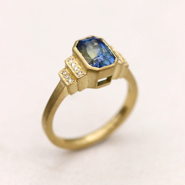 Radiance Sapphire Treasury Ring