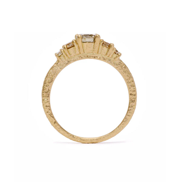 Champagne Diamond Remember Ring