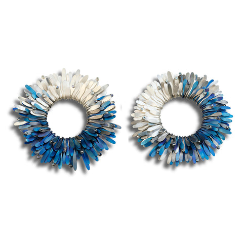 DUALITY Award Winning Blue Moon Earrings by Roxanne Gilbert