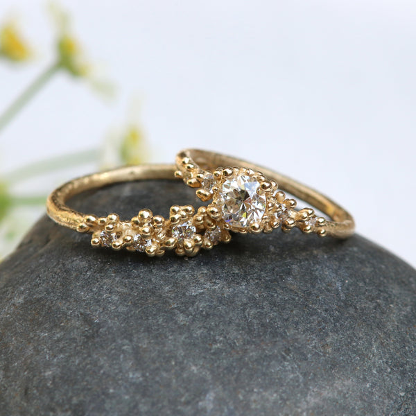 Encrusted Antique Diamond Ring