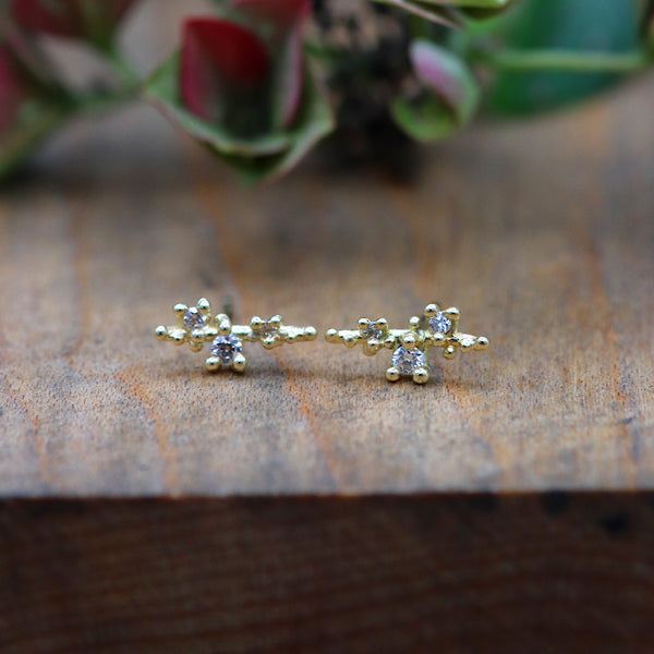 Diamond Encrusted Studs