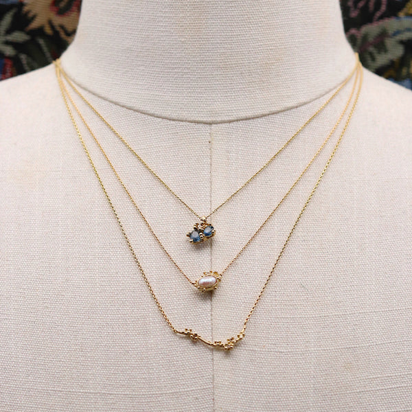 Pearl Pendant With Diamond And Barnacles