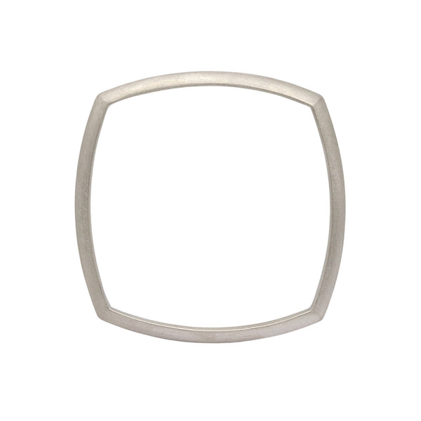 Silver Silhouette Square Bangle