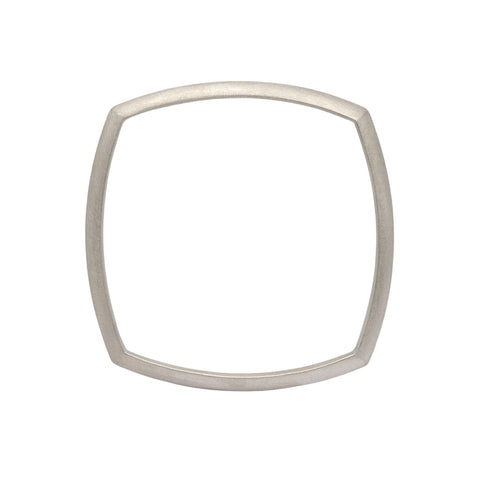 Silver Silhouette Square Bangle