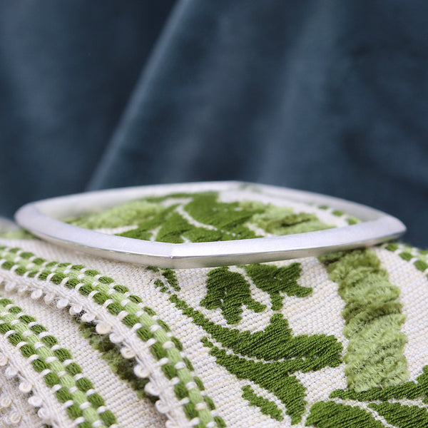 Silver Silhouette Square Bangle