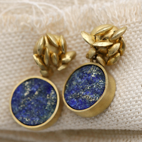 DUALITY Acini Lapis Drop Earrings by Susi Hines