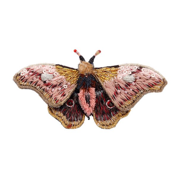 Emperor Moth Brooch