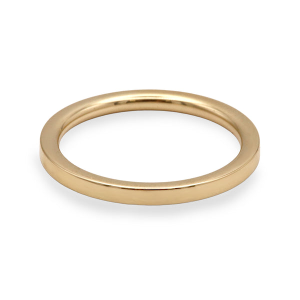 9ct Yellow Gold 1.7mm Flat Court Wedding Ring