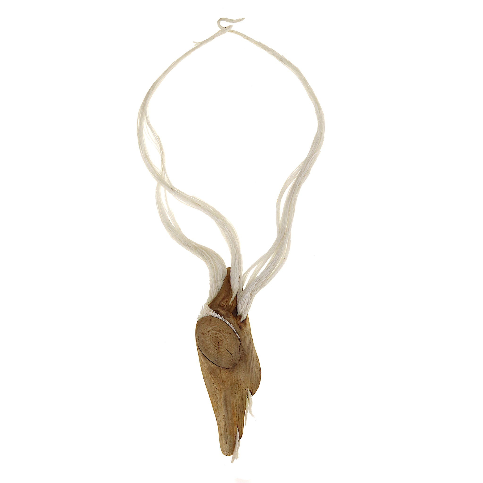 Driftwood and Plastic Strands Necklace