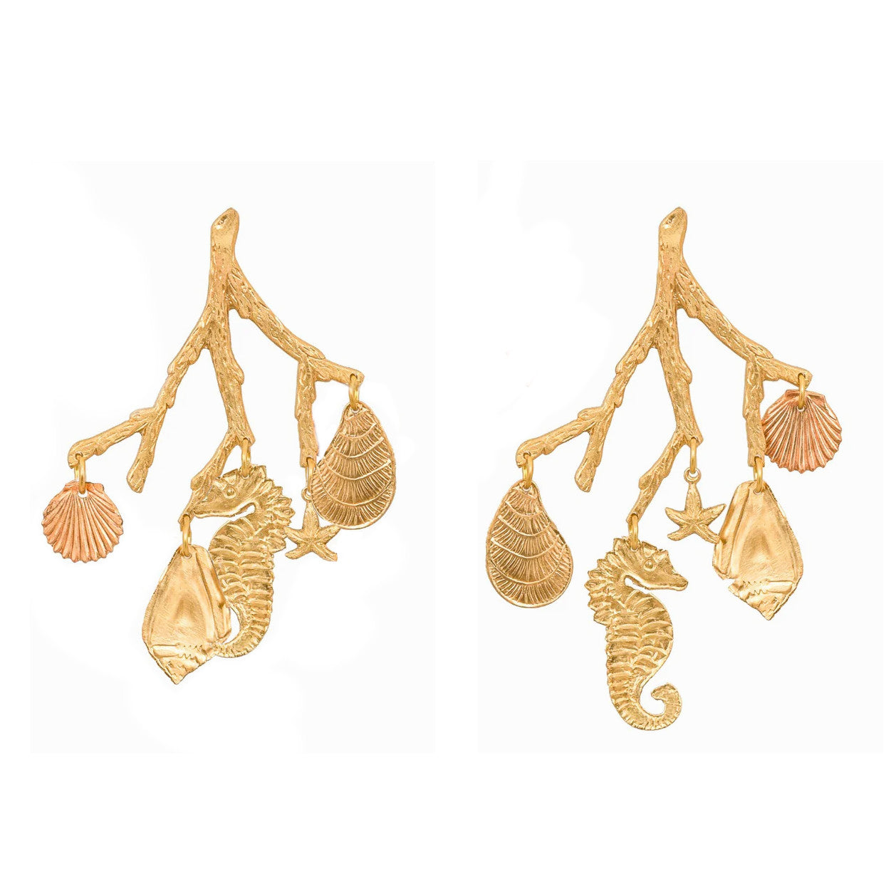 Golden Reef Earrings