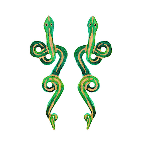 Long Serpentine Earrings