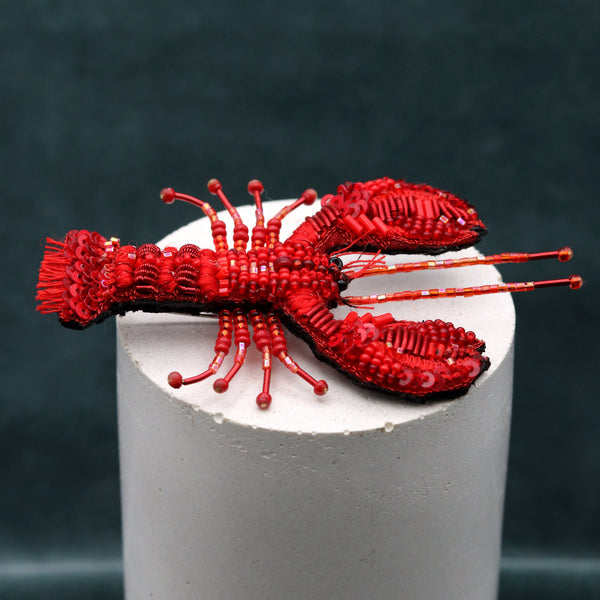 True Lobster Brooch Pin