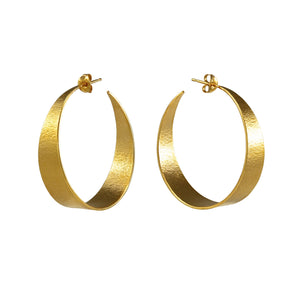 Icarus Large Gold Hoops