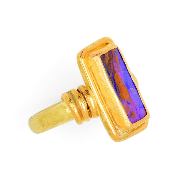 Ancient Roman Inspired Opal Ring