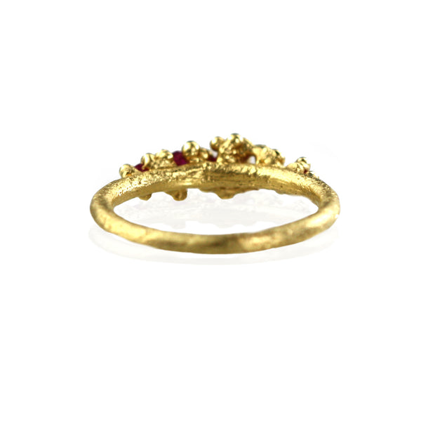 Ruby Granule Ring
