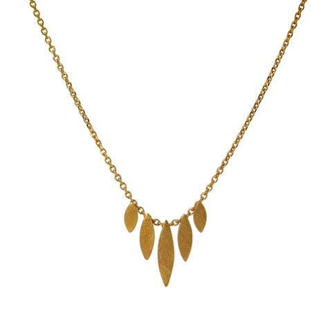Gold Icarus Graduated Necklace