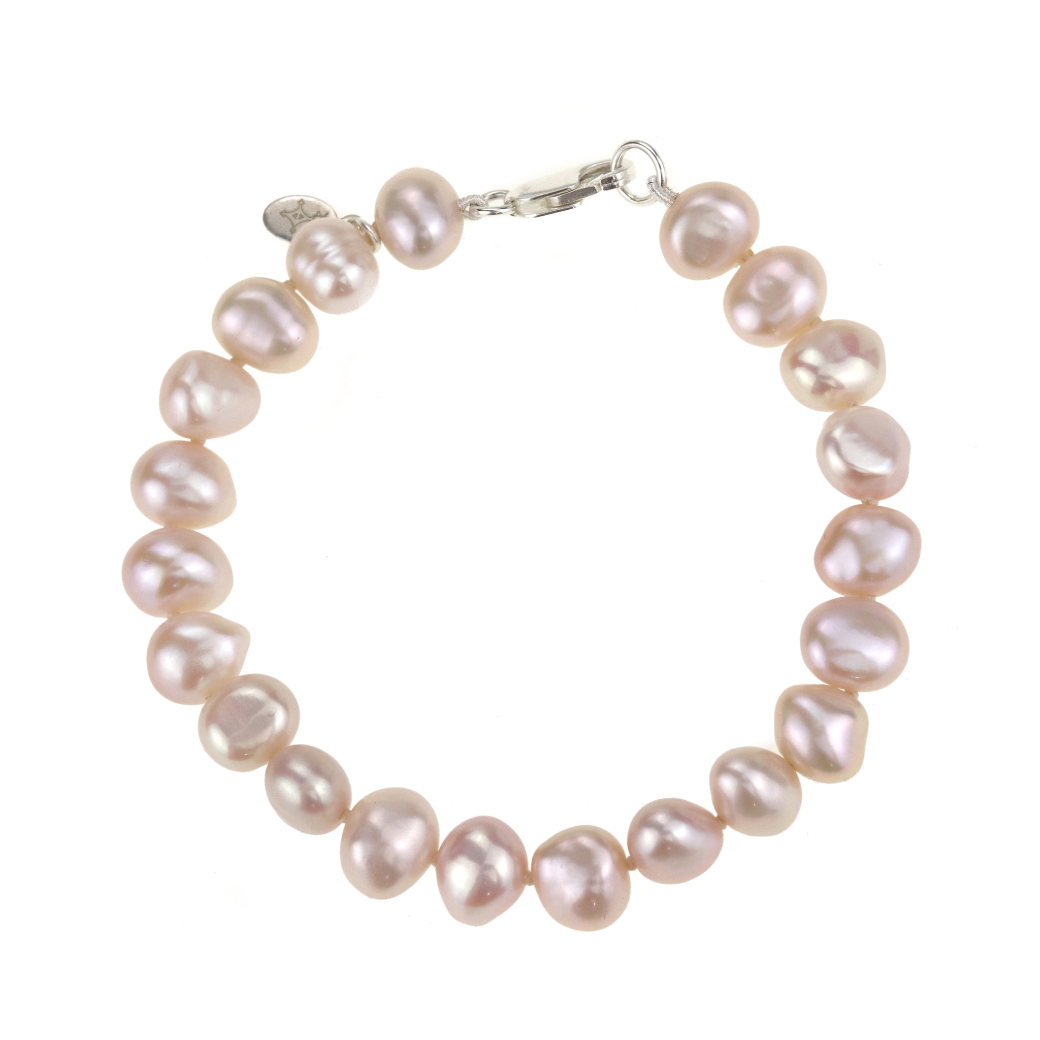 Buy Shubhanjali Pearl Bracelet Adjustable Five Beads Rose Gold Plated Link  Chain Bracelet for Women and Girls (White) at Amazon.in