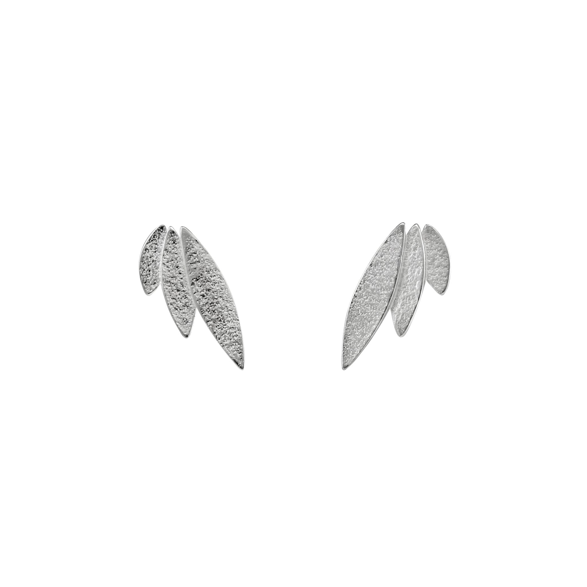 Icarus Silver Stud Earrings