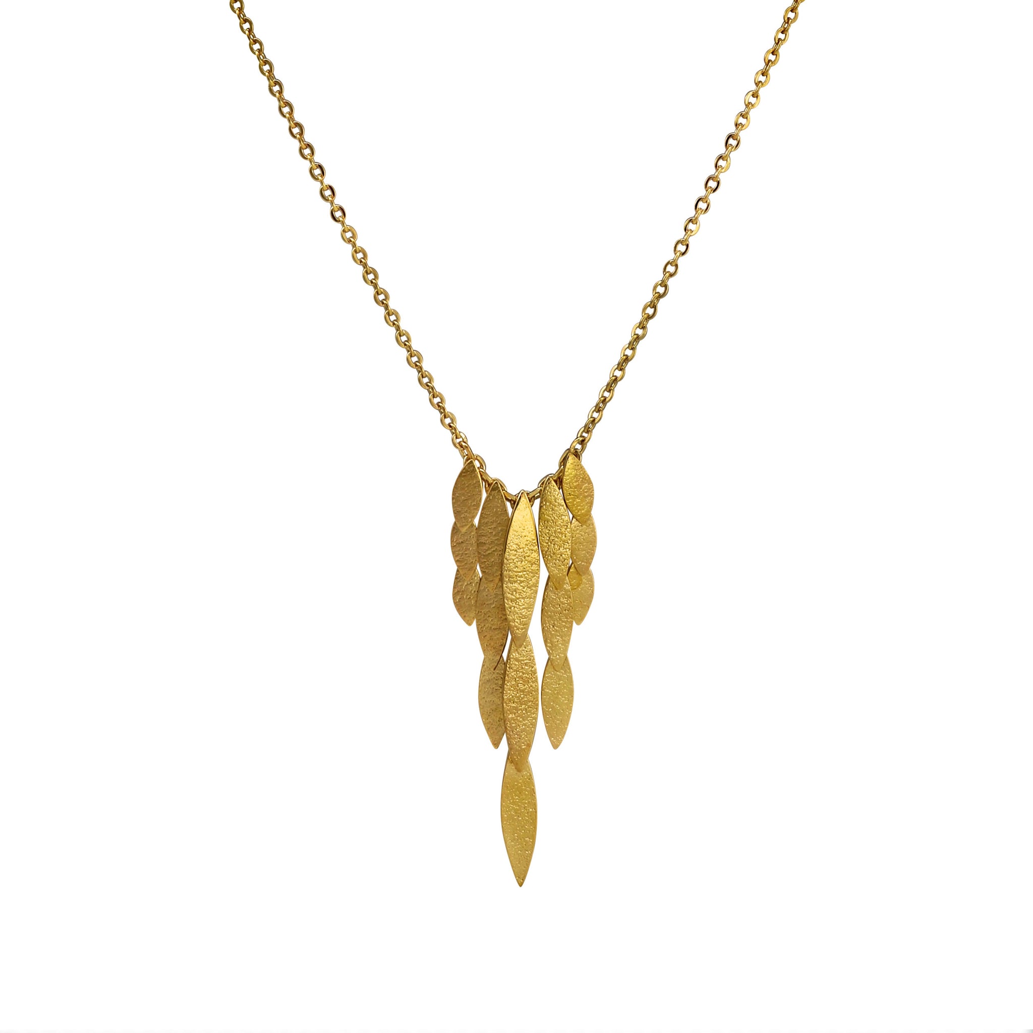 Gold Icarus Waterfall Necklace
