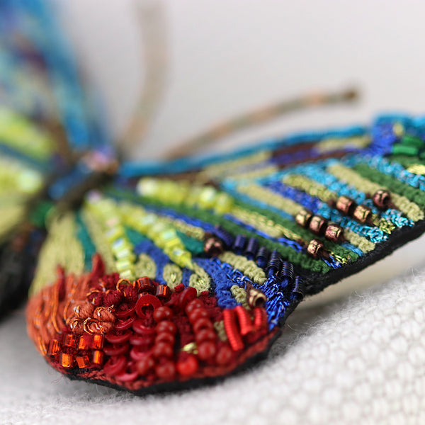 Cepora Jewel Butterfly Brooch Pin