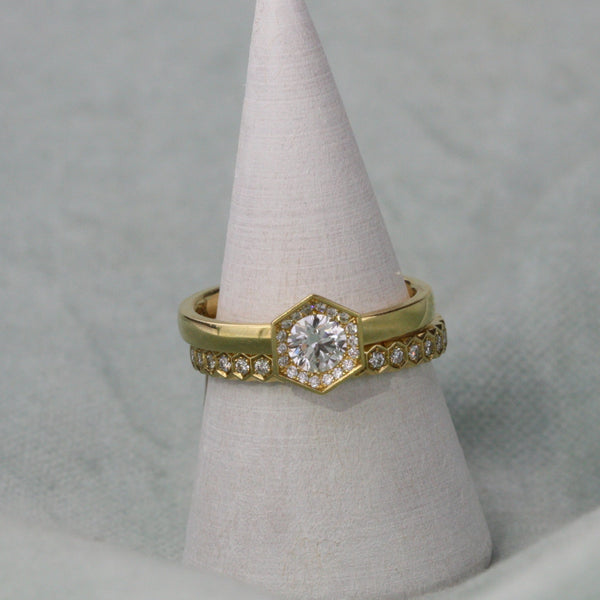 Chapiteau Diamond Half Eternity Ring