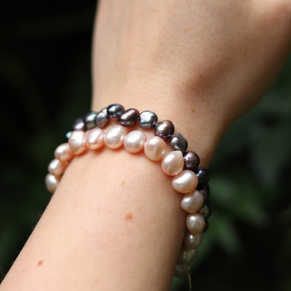 Pale Pink Pearl Bracelet