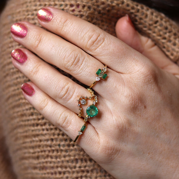 Eline Emerald Ring