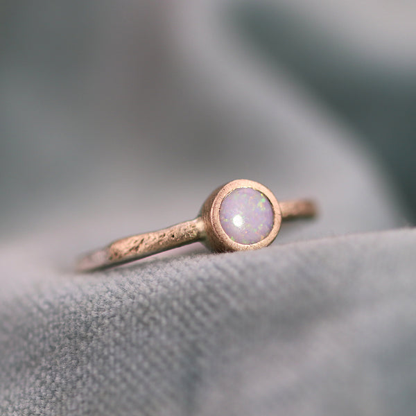 Opal Ring With 9ct Gold And Silver
