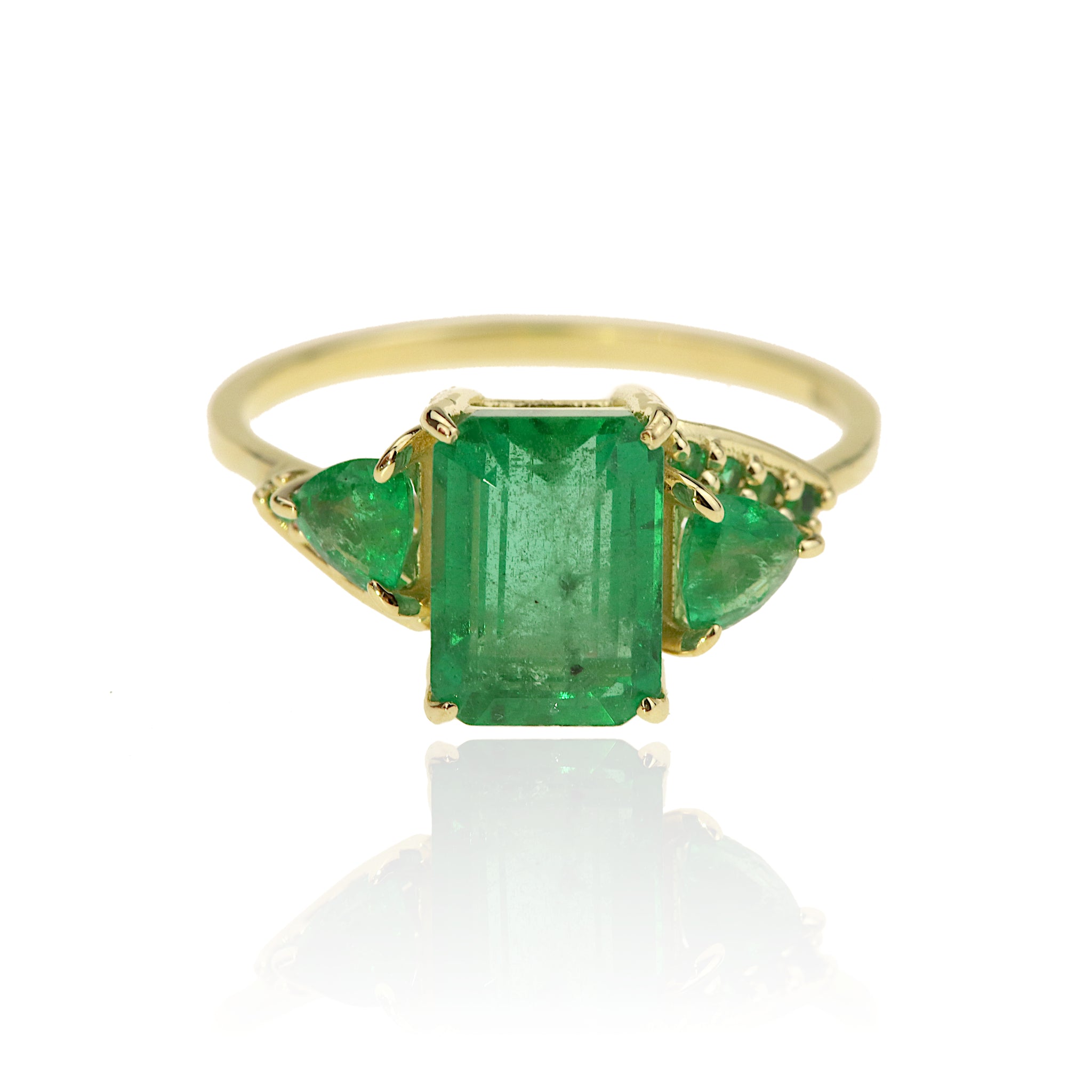 Laura Emerald Ring