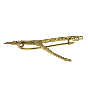 Bronze Small Birch Twig Brooch