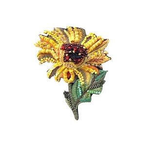 Sunny Sunflower Brooch Pin