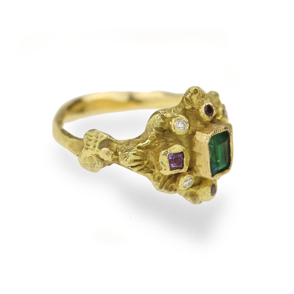 Emmeline Suffragette Ring